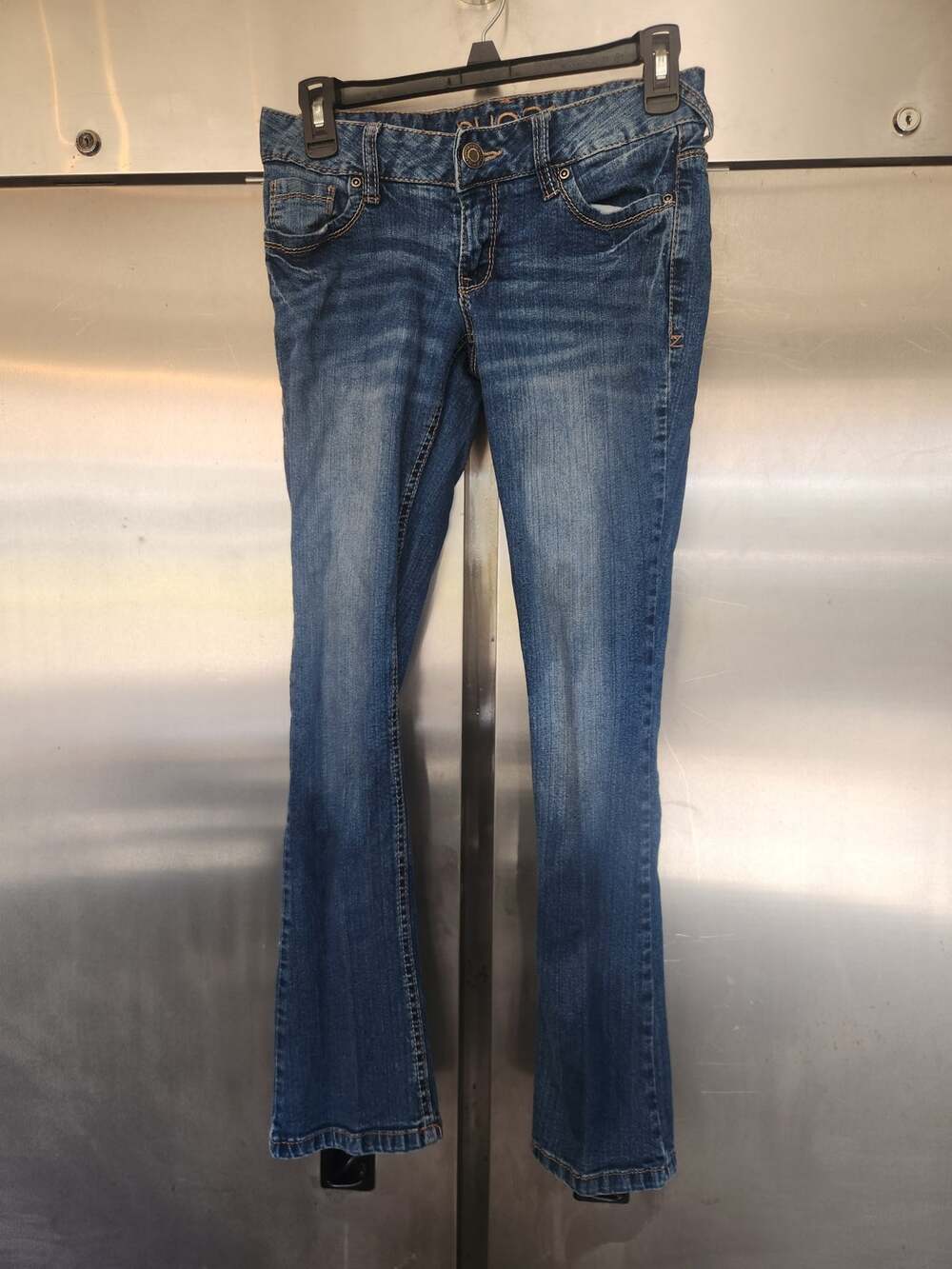 rue21 Womens Skinny Boot Jeans Size 0 Short Medium Blue Wash Stretch Denim Pants